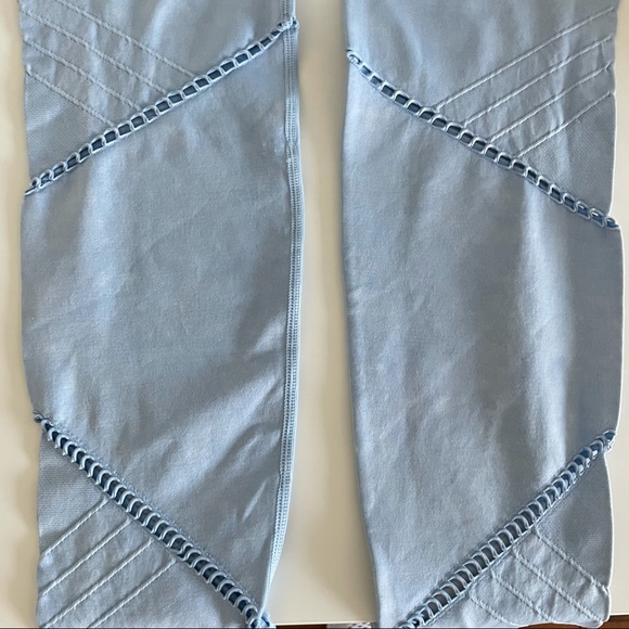 NWT SoulCycle Blue Seamless Moto Leggings - Picture 3 of 6